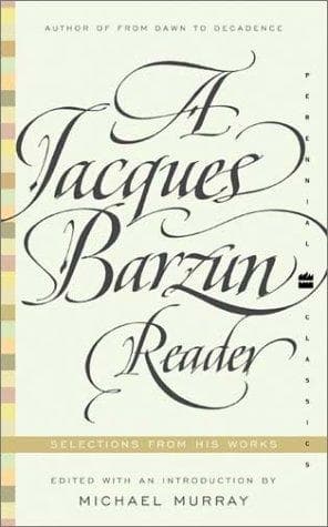 Tapa de A Jacques Barzun reader