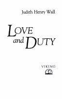Tapa de Love and duty