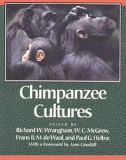 Tapa de Chimpanzee Cultures