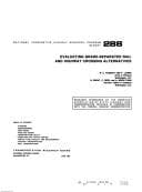 Tapa de Evaluating grade-separated rail and highway crossing alternatives