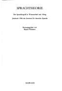 Tapa de Sprachtheorie