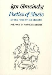 Tapa de Poetics of Music in the Form of Six Lessons (The Charles Eliot Norton Lectures)