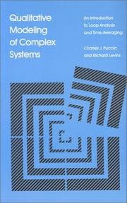 Tapa de Qualitative modeling of complex systems