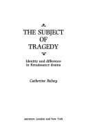 Tapa de The subject of tragedy
