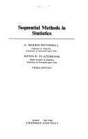 Tapa de Sequential methods in statistics