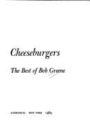 Tapa de Cheeseburgers, the best of Bob Greene