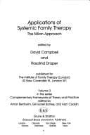 Tapa de Applications of systemic family therapy