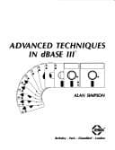 Tapa de Advanced techniques in dBASE III