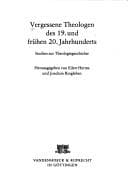 Tapa de Vergessene Theologen des 19. und frühen 20. Jahrhunderts