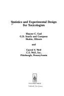 Tapa de Statistics and experimental design for toxicologists