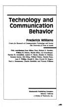 Tapa de Technology and communication behavior