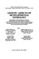 Tapa de Genetic aspects of developmental pathology