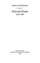 Tapa de Selected poems, 1956-1986