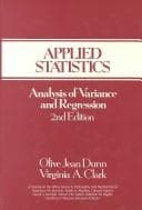 Tapa de Applied statistics