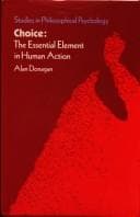 Tapa de Choice, the essential element in human action