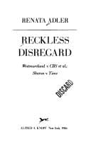 Tapa de Reckless disregard