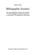 Tapa de Bibliographia Socratica