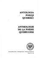 Tapa de Antologia poezji Quebeku =