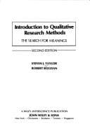 Tapa de Introduction to qualitative research methods