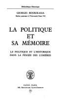 Tapa de La politique et sa mémoire