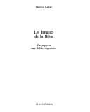 Tapa de Les langues de la Bible