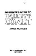 Tapa de Observer's guide to Halley's comet