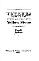 Tapa de Voyages of the steamboat Yellow Stone