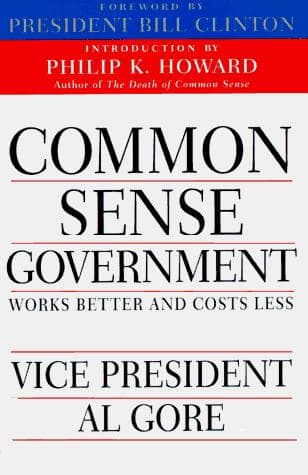 Tapa de Common Sense Government