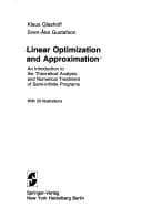 Tapa de Linear optimization and approximation