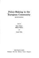 Tapa de Policy-making in the European community