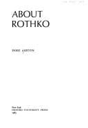 Tapa de About Rothko