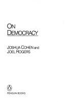 Tapa de On democracy
