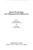 Tapa de Social psychology and organizational behaviour