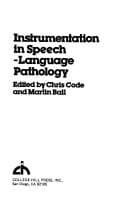 Tapa de Instrumentation in speech-language pathology