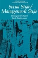 Tapa de Social style/management style