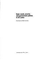 Tapa de Basic needs, poverty, and government policies in Sri Lanka