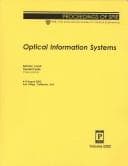 Tapa de Optical Information Systems