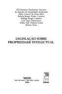Tapa de Legislação sobre propriedade intelectual
