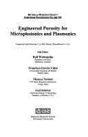 Tapa de Engineered porosity for microphotonics and plasmonics