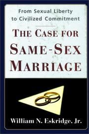 Tapa de The case for same-sex marriage