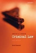 Tapa de Criminal law