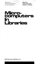 Tapa de Microcomputers in libraries