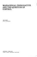 Tapa de Managerial prerogative and the question of control