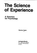 Tapa de The science of experience