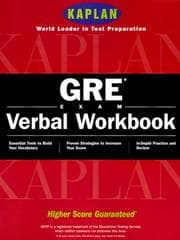 Tapa de Kaplan Gre Exam Verbal Workbook