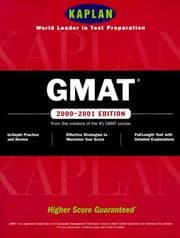Tapa de Kaplan Gmat 2000 2001
