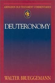 Tapa de Deuteronomy (Abingdon Old Testament Commentaries)