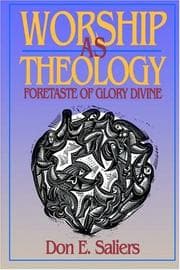 Tapa de Worship as theology