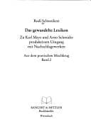 Tapa de Das gewandelte Lexikon