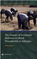 Tapa de The impact of economic reforms on rural households in Ethiopia